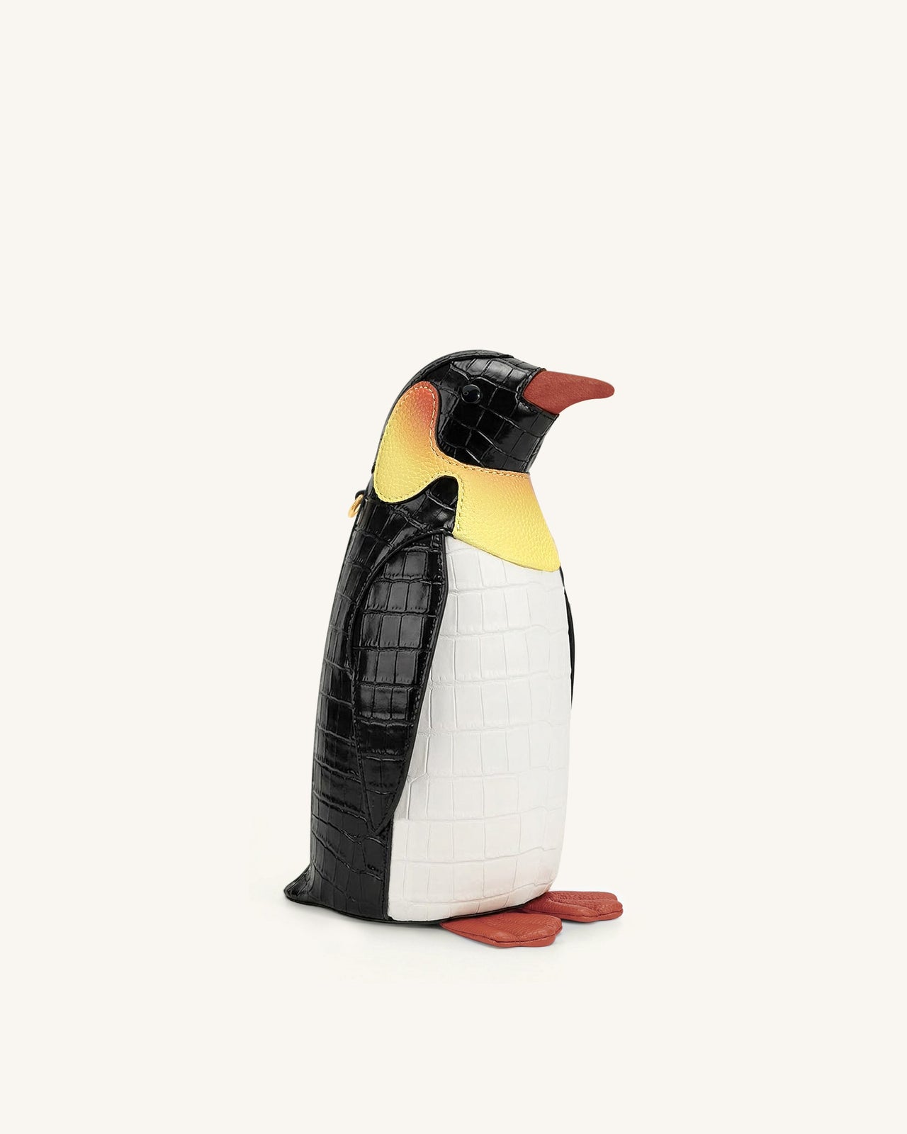 Pia 企鵝造型側揹袋 - 黑/白