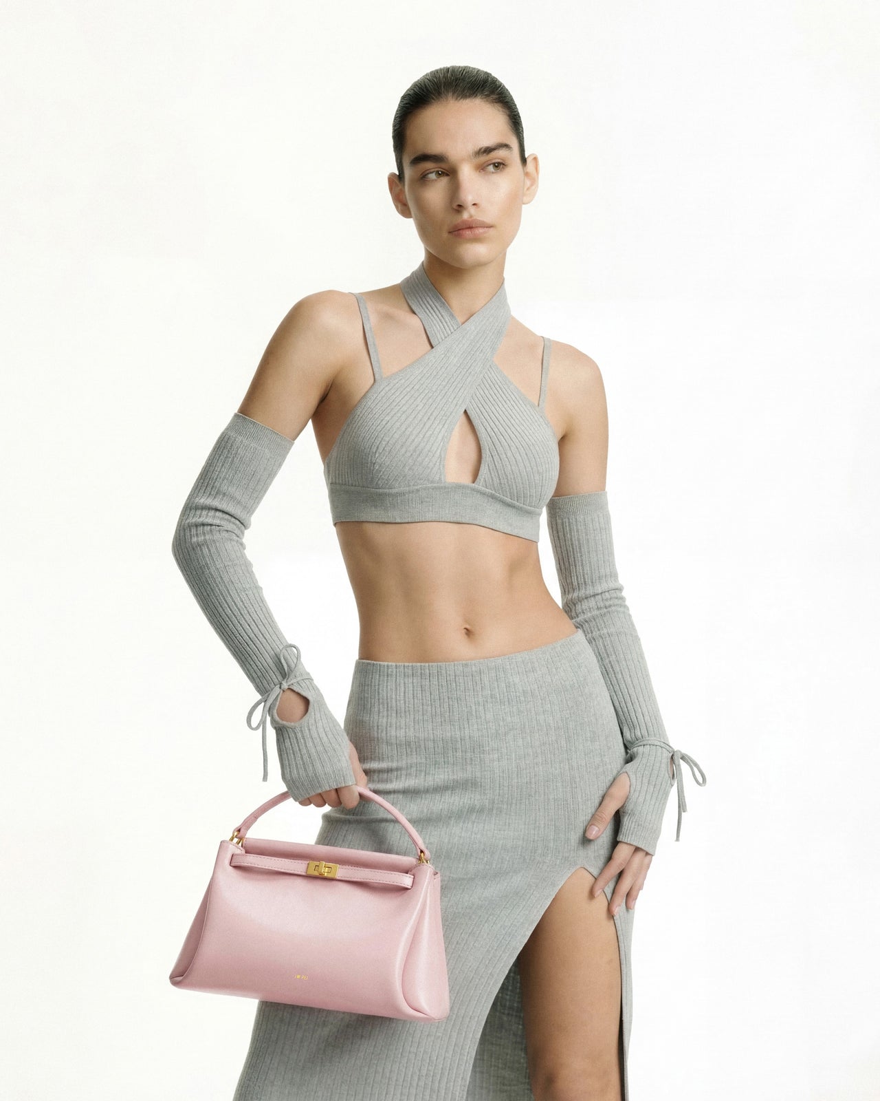 Carmen 手提袋 - 粉紅色