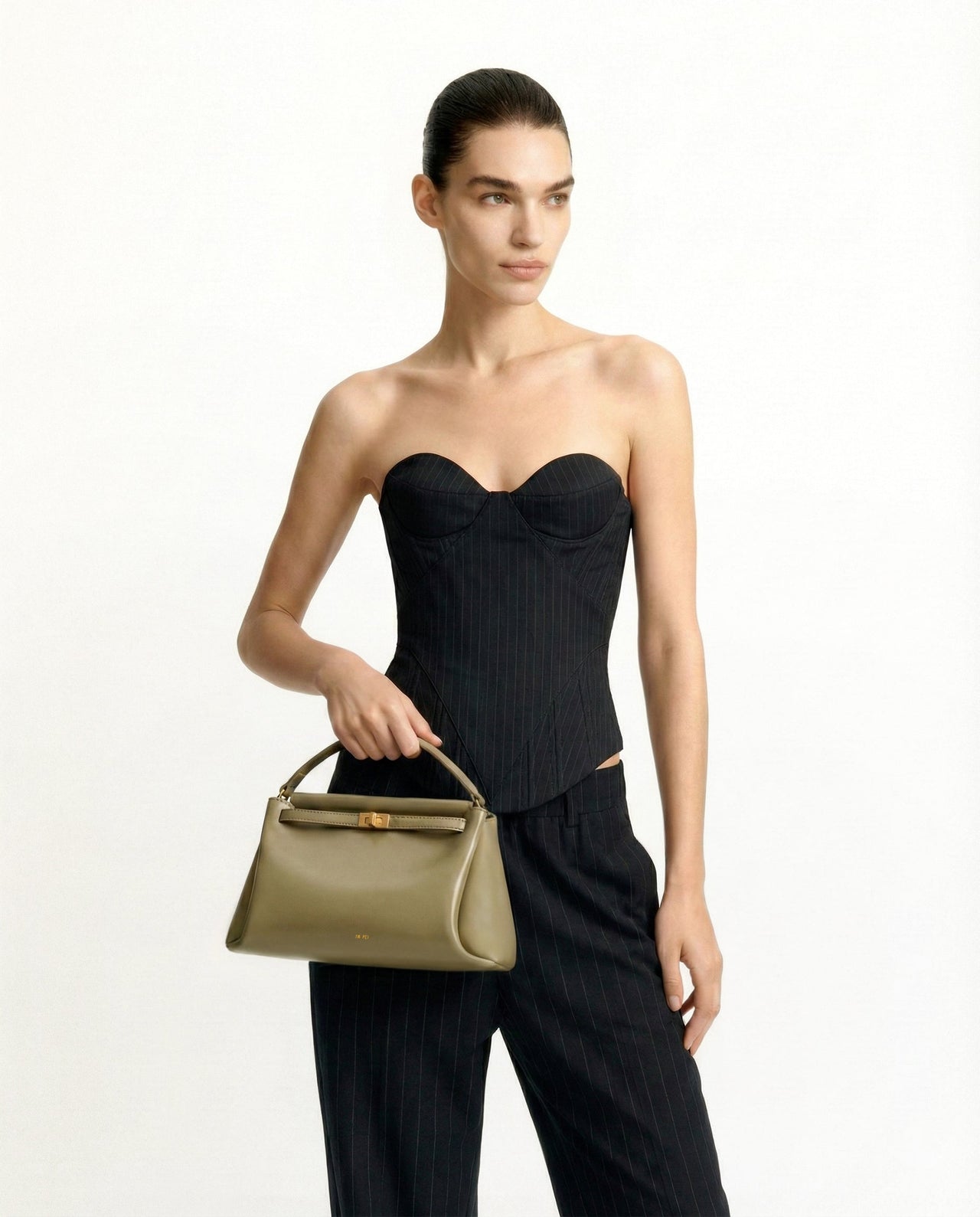 Carmen 上手提包-綠色