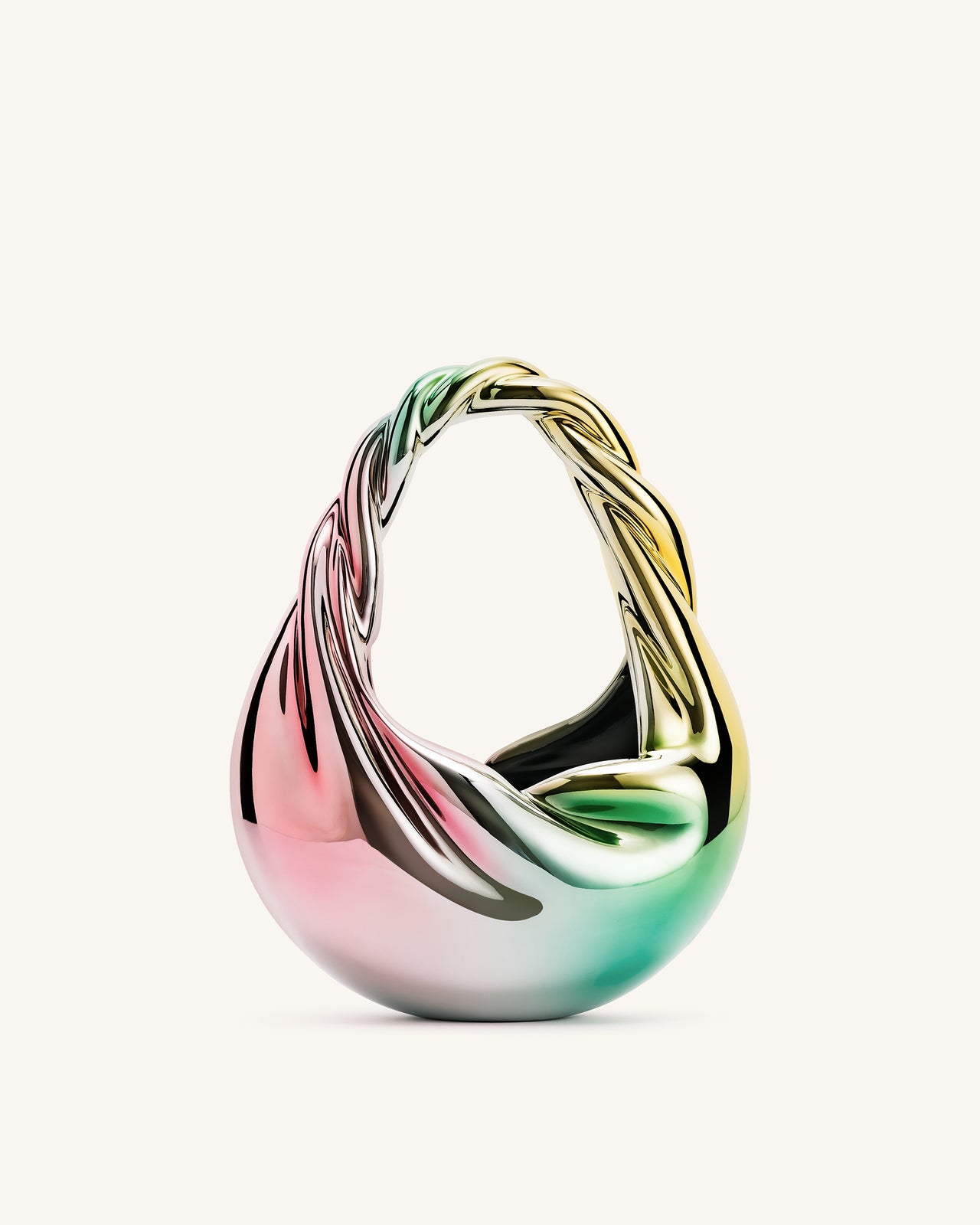 Willow Twist 新月形頂部手挽袋-多色