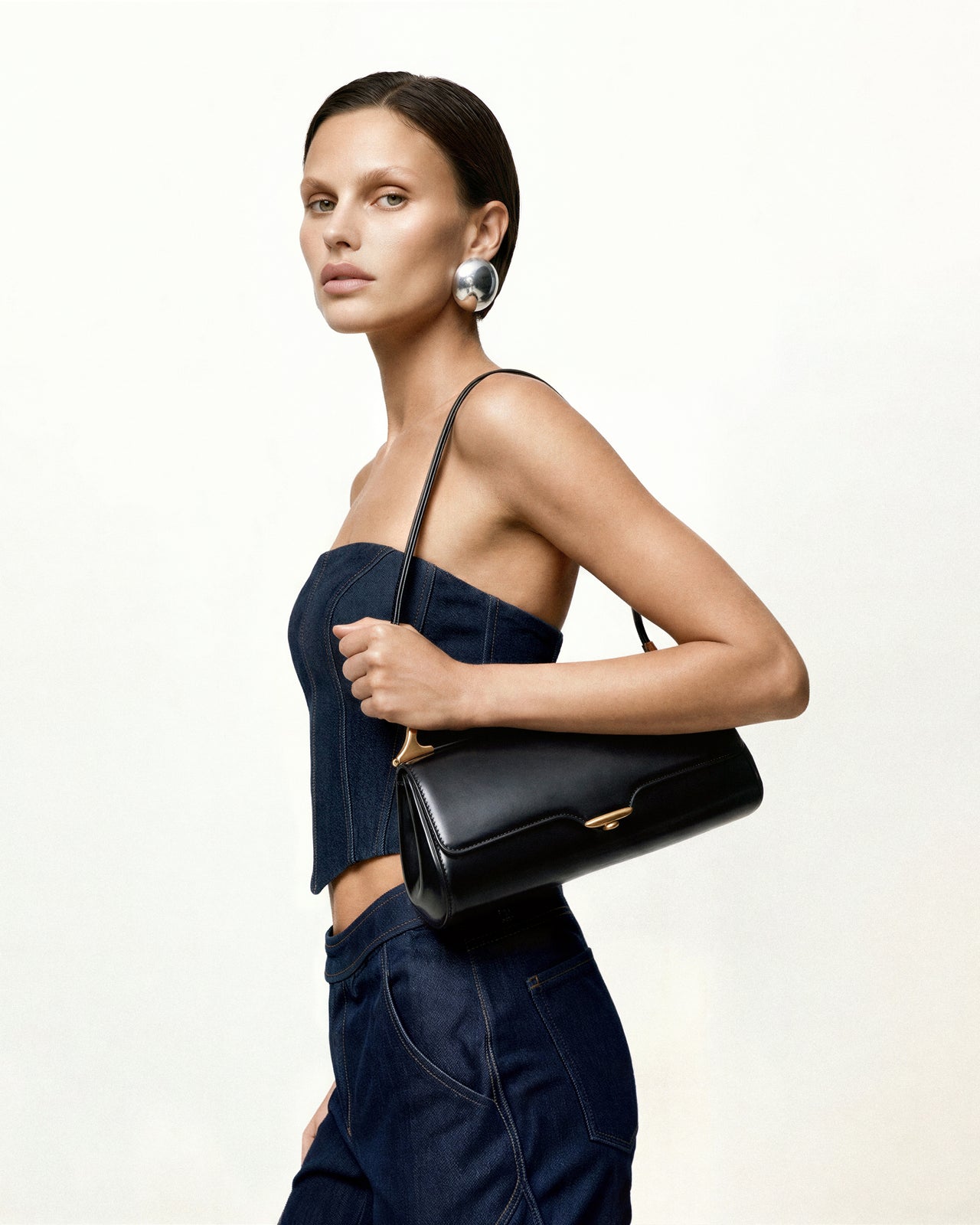 Eloise 肩背包 - 黑色