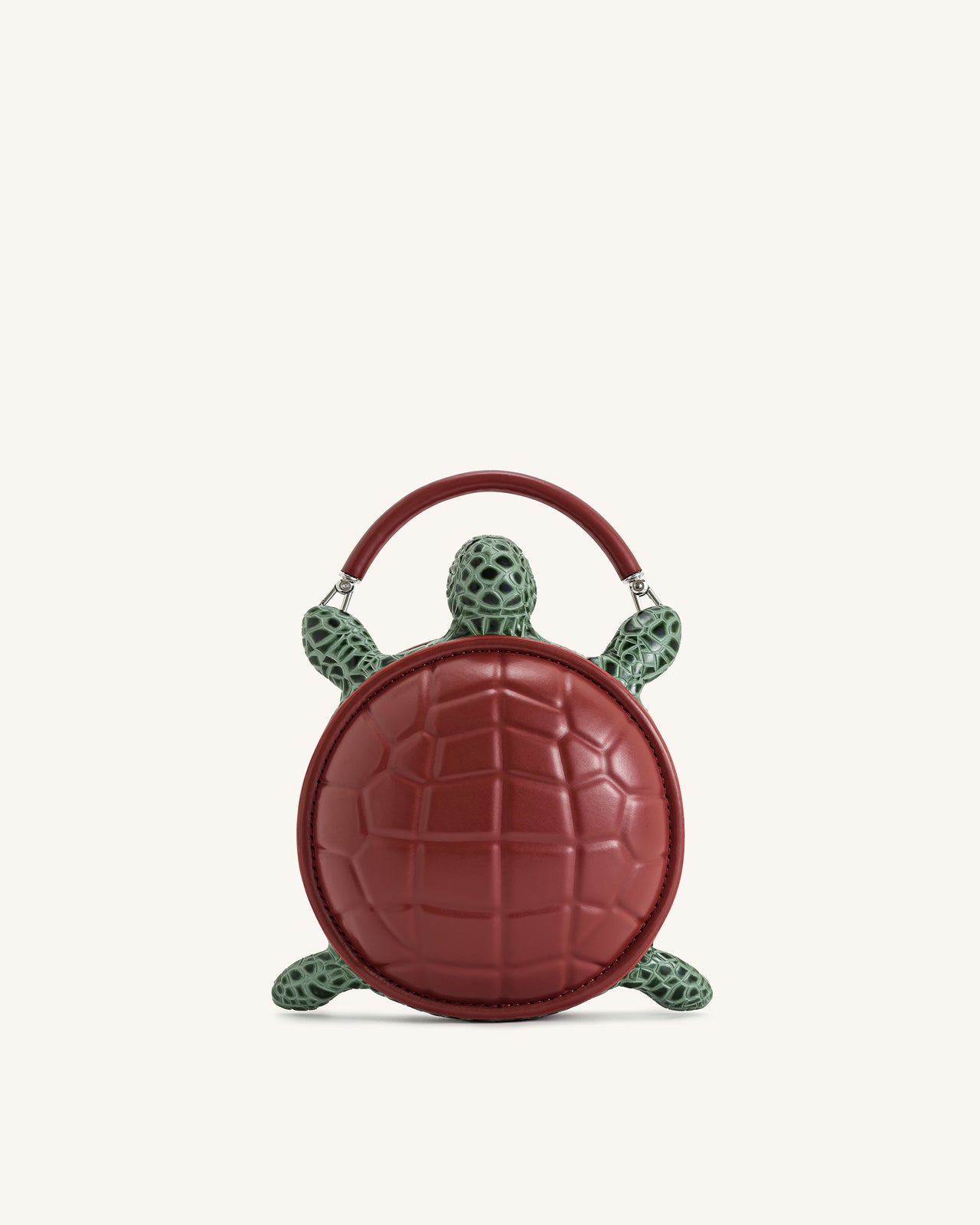 Ava 烏龜造型手袋 - 啡色