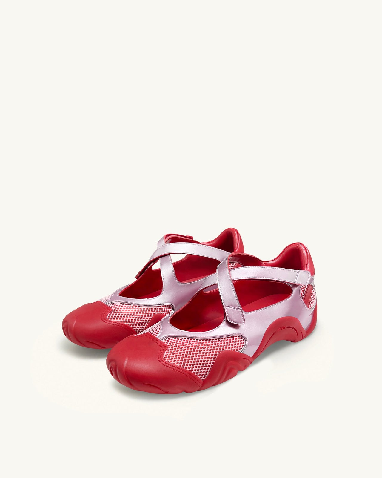 Caitlin 網眼鏤空運動鞋 - 粉紅色