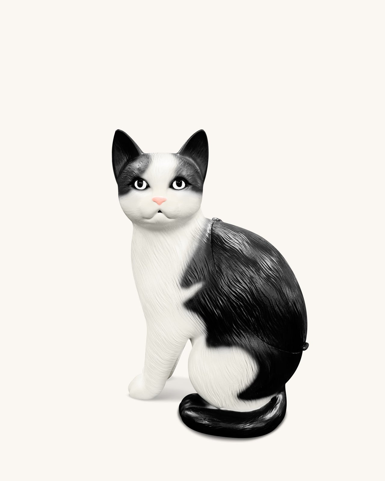 Elsie 貓咪造型手拿包 - 白色