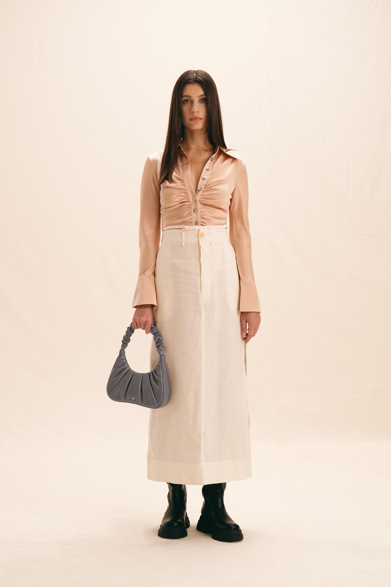 Gabbi 手提包 - 灰色