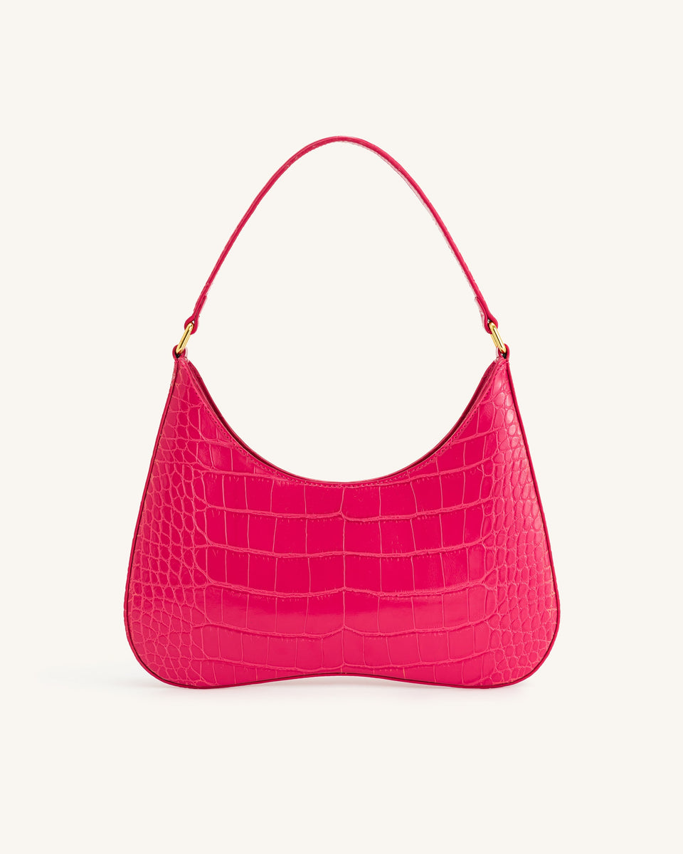 Ruby Shoulder Bag Magenta Croc JW PEI 香港官網