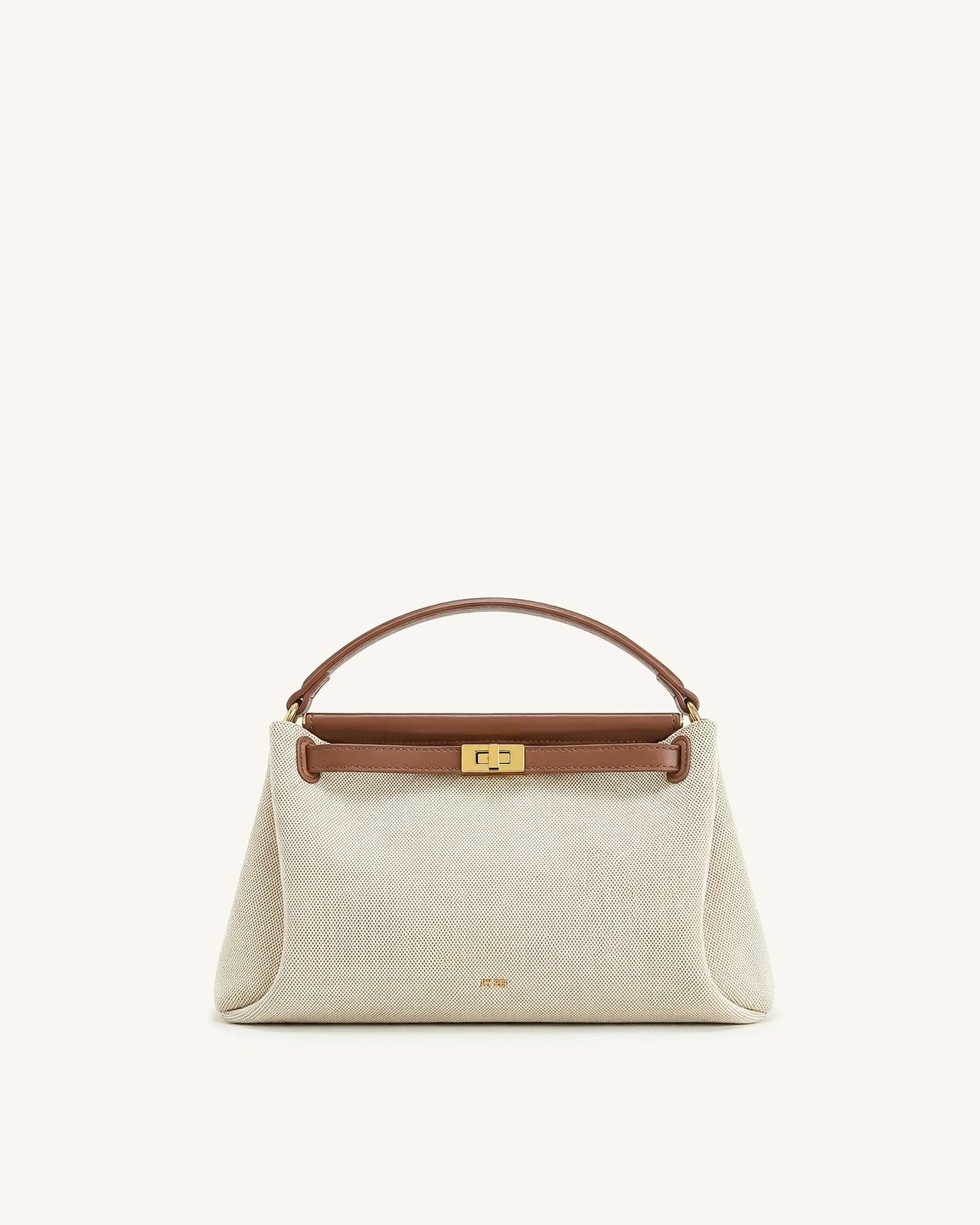 Carmen 手提袋 - 啡色帆布