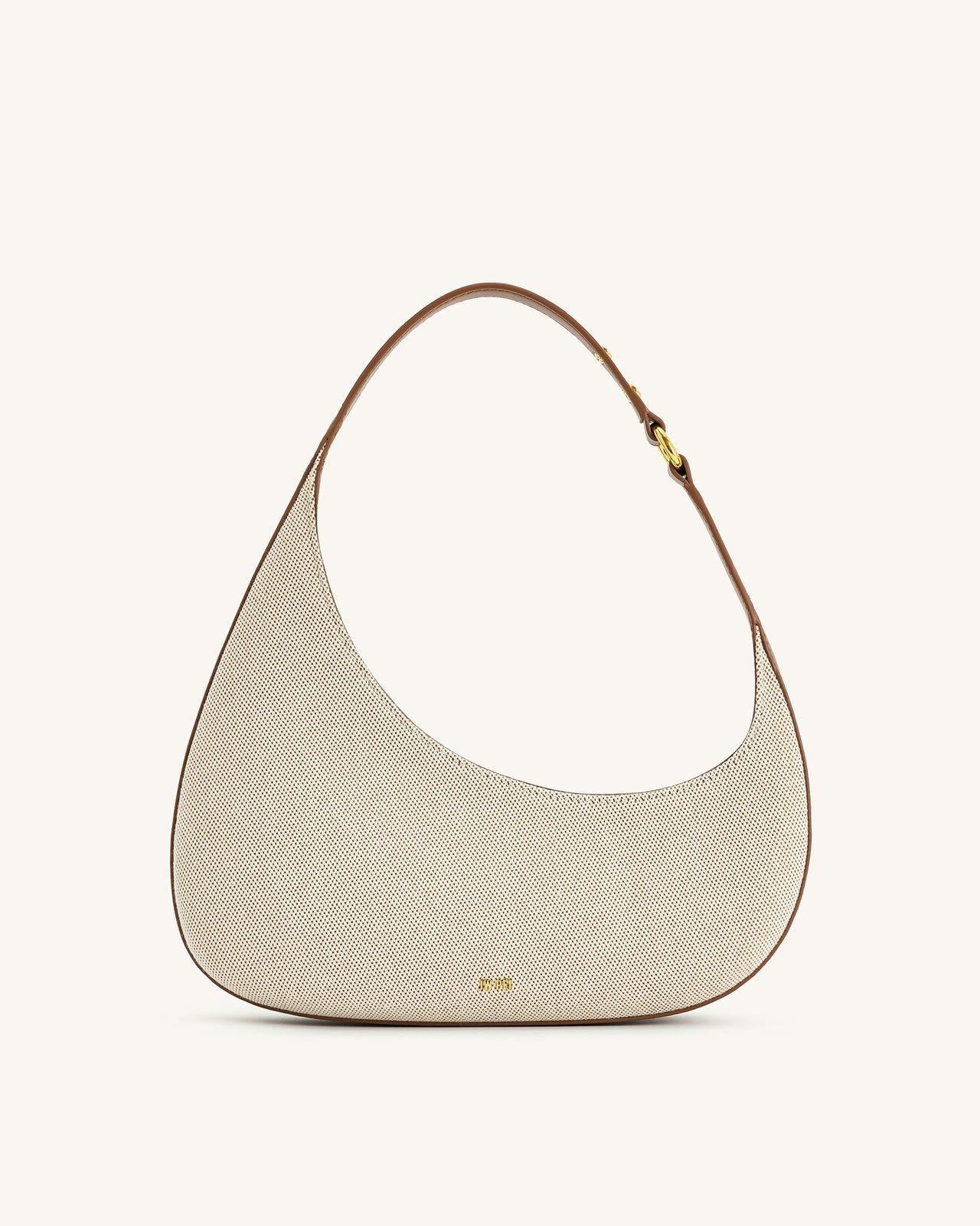 Harlee 帆布肩背包 - 棕色