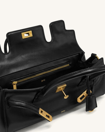 Yara 小號手提側揹袋 - 黑色