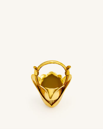 Ella 鬱金香花瓶手挽袋 - 金色
