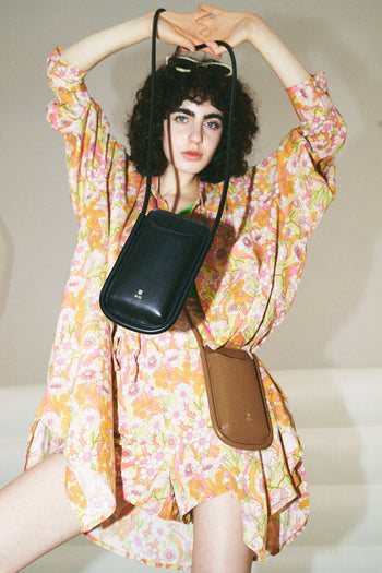 Ayla 手機包 - 棕色