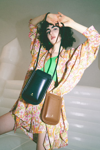 Ayla 手機包 - 棕色