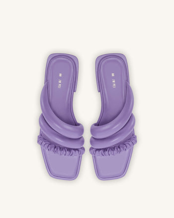 Jada 平底穆勒鞋 - 薰衣草紫