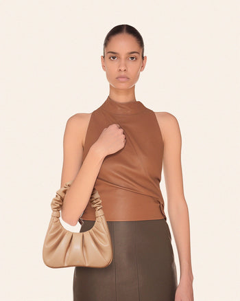 Gabbi 手提包 - 蔗糖色