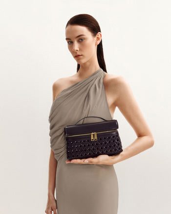 Thea 手提包 - 深酒紅