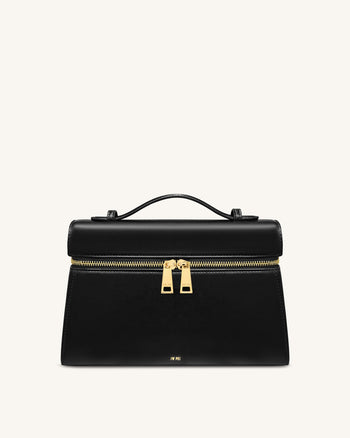 Thea 大型手挽袋 - 黑色