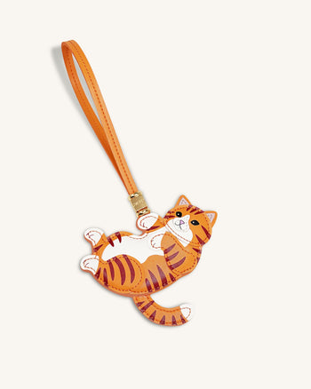 俏皮貓咪飾物 - 橙色