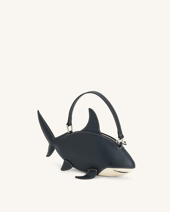 Nerys 鯊魚造型手袋 - 深藍色