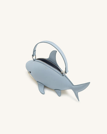 Nerys 鯊魚造型手袋－淺藍色