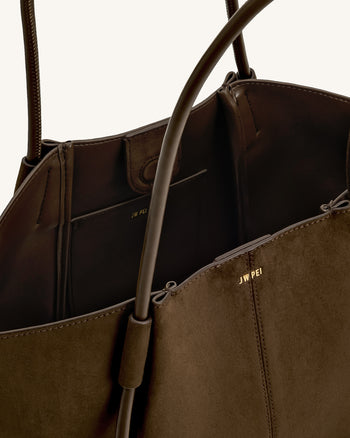 Nala 寬版托特包－摩卡啡