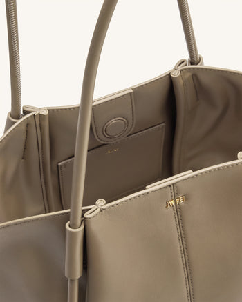 Nala 闊版托特袋－灰褐色