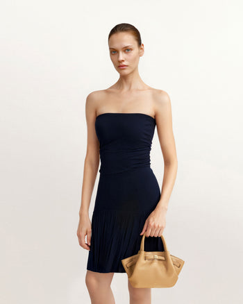 Hana 迷你托特袋 - 奶啡色