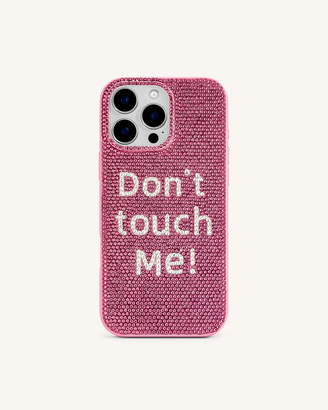 Don't Touch Me! iPhone手機殼 - 多色粉紅