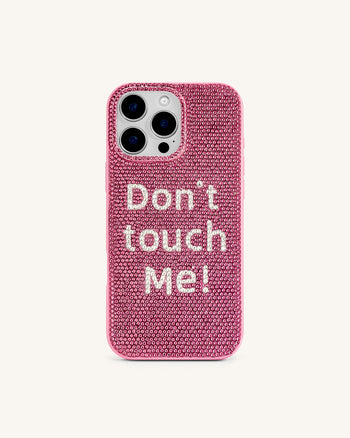 Don't Touch Me! iPhone手機殼 - 多色粉紅