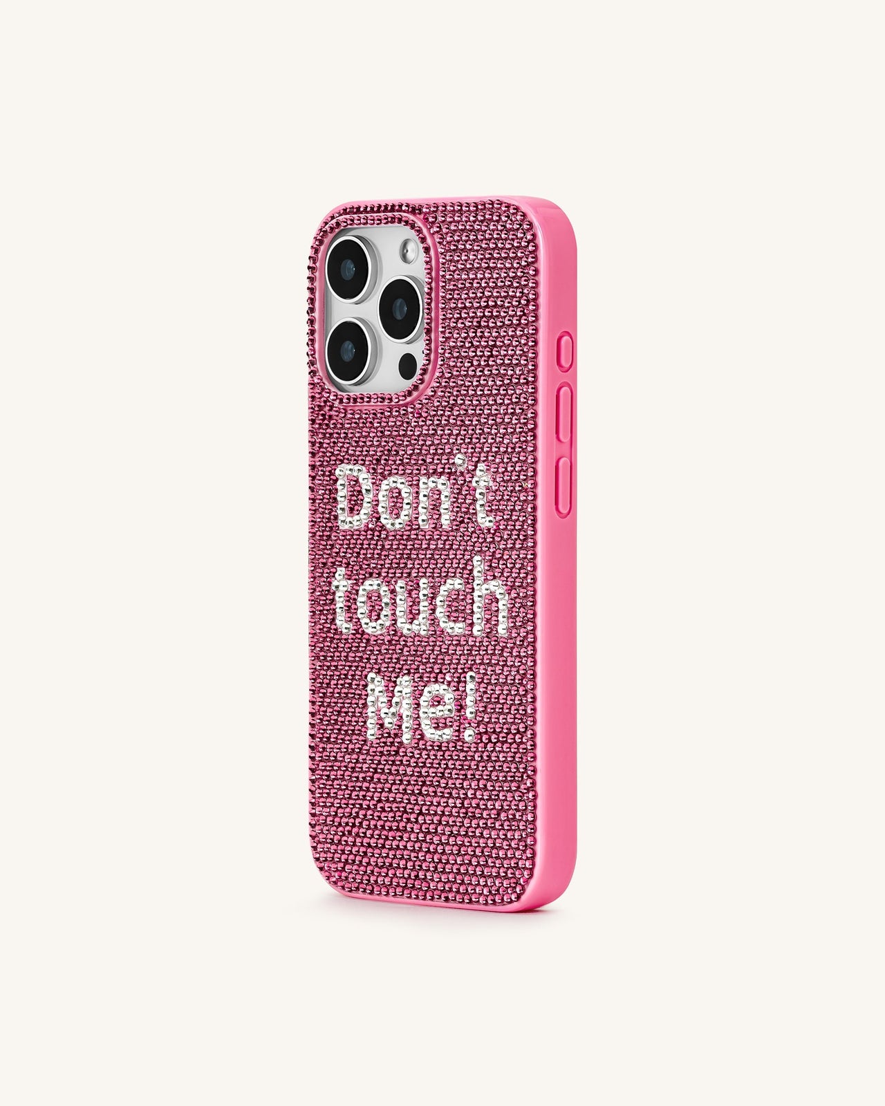 Don't Touch Me! iPhone手機殼 - 多色粉紅