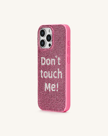 Don't Touch Me! iPhone手機殼 - 多色粉紅