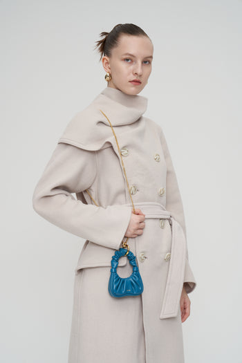 Gabbi 迷你手提包 - 孔雀藍