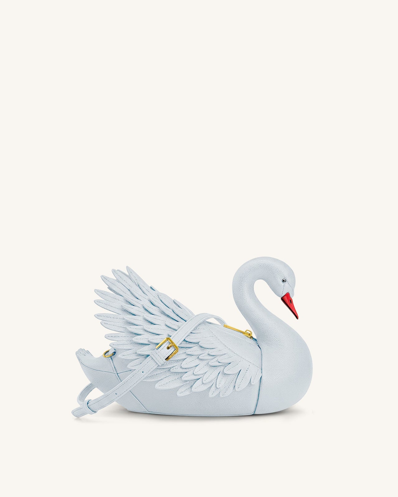 Alani 天鵝造型斜挎包 - 淺藍色