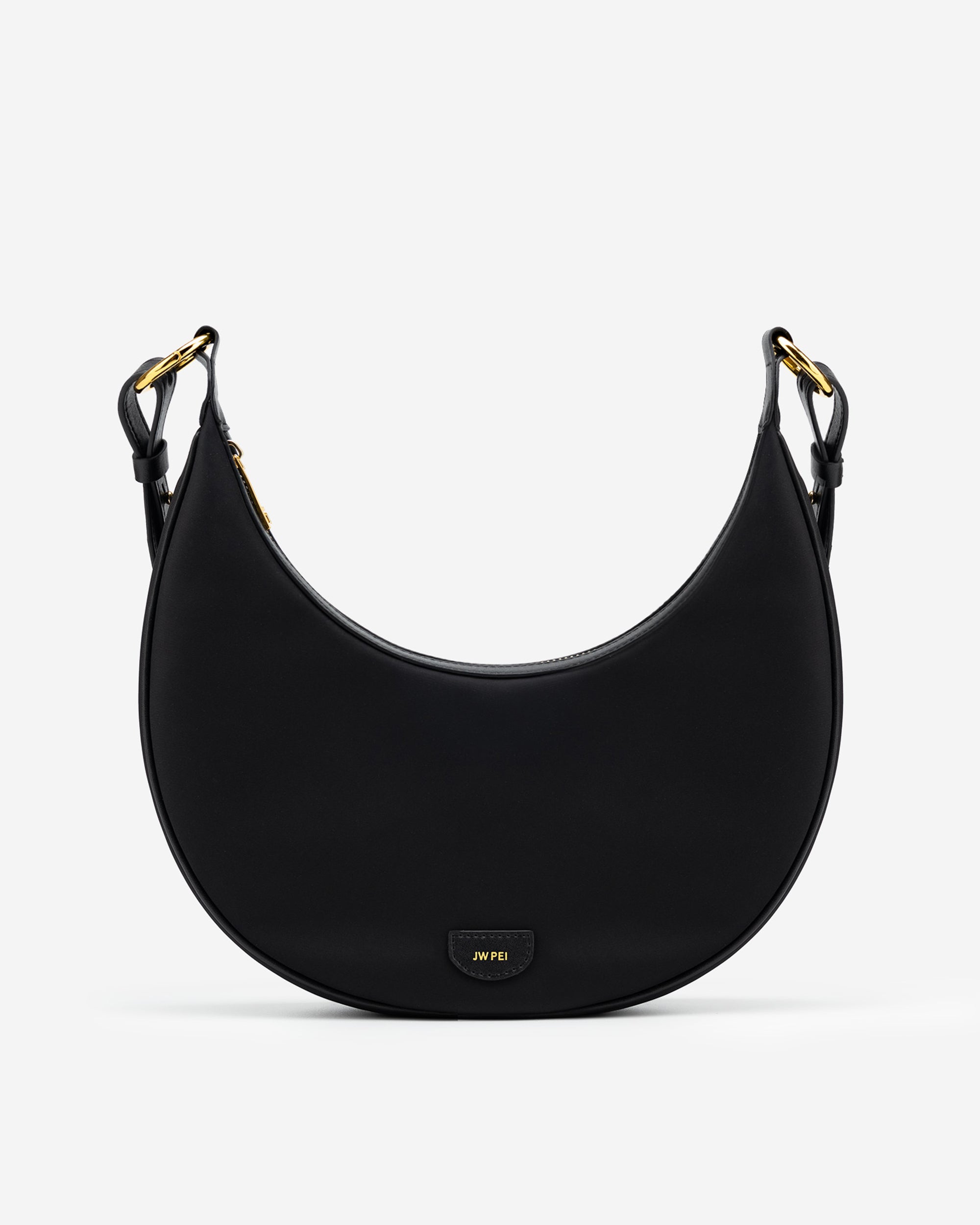 Carly Nylon Saddle Bag - Black