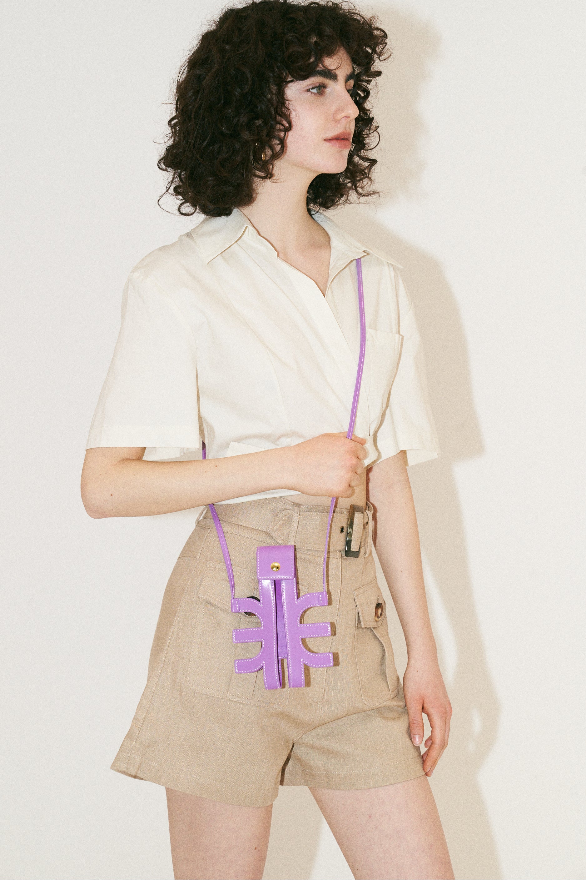 FEI Cut-Out Phone Bag - Lavender Purple