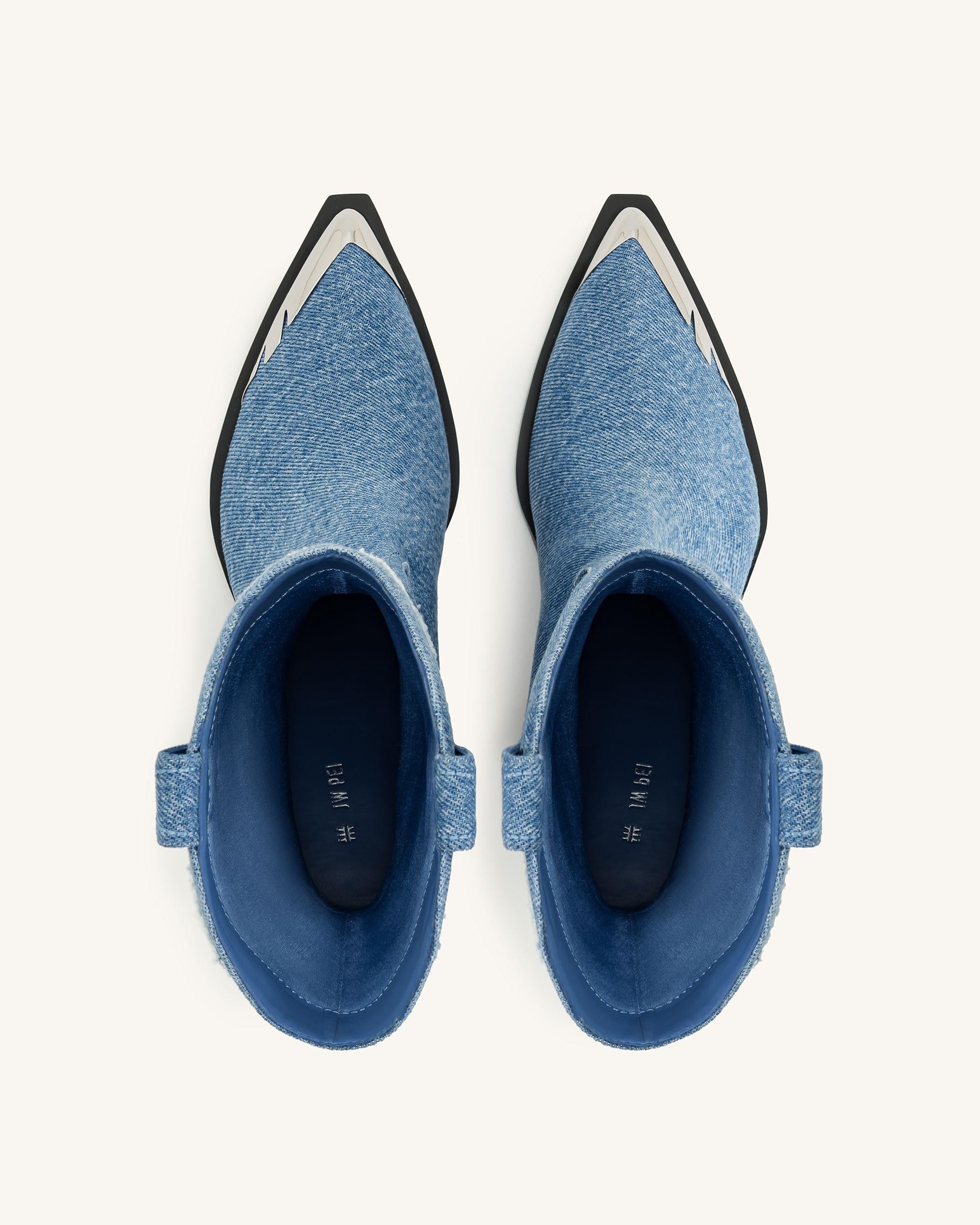 Riya 牛仔靴 - 藍色