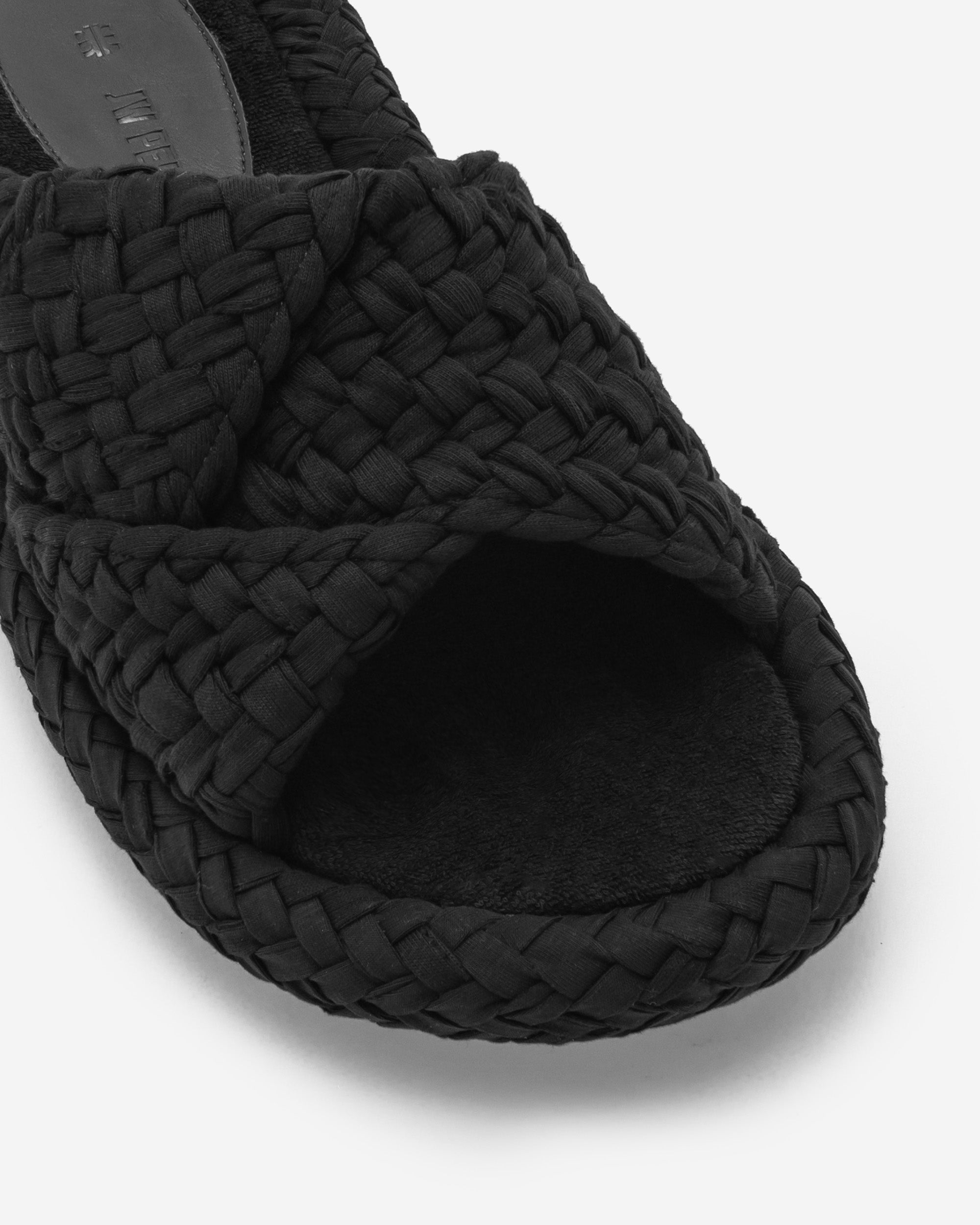 Lilah 編織厚底涼鞋 - 黑色