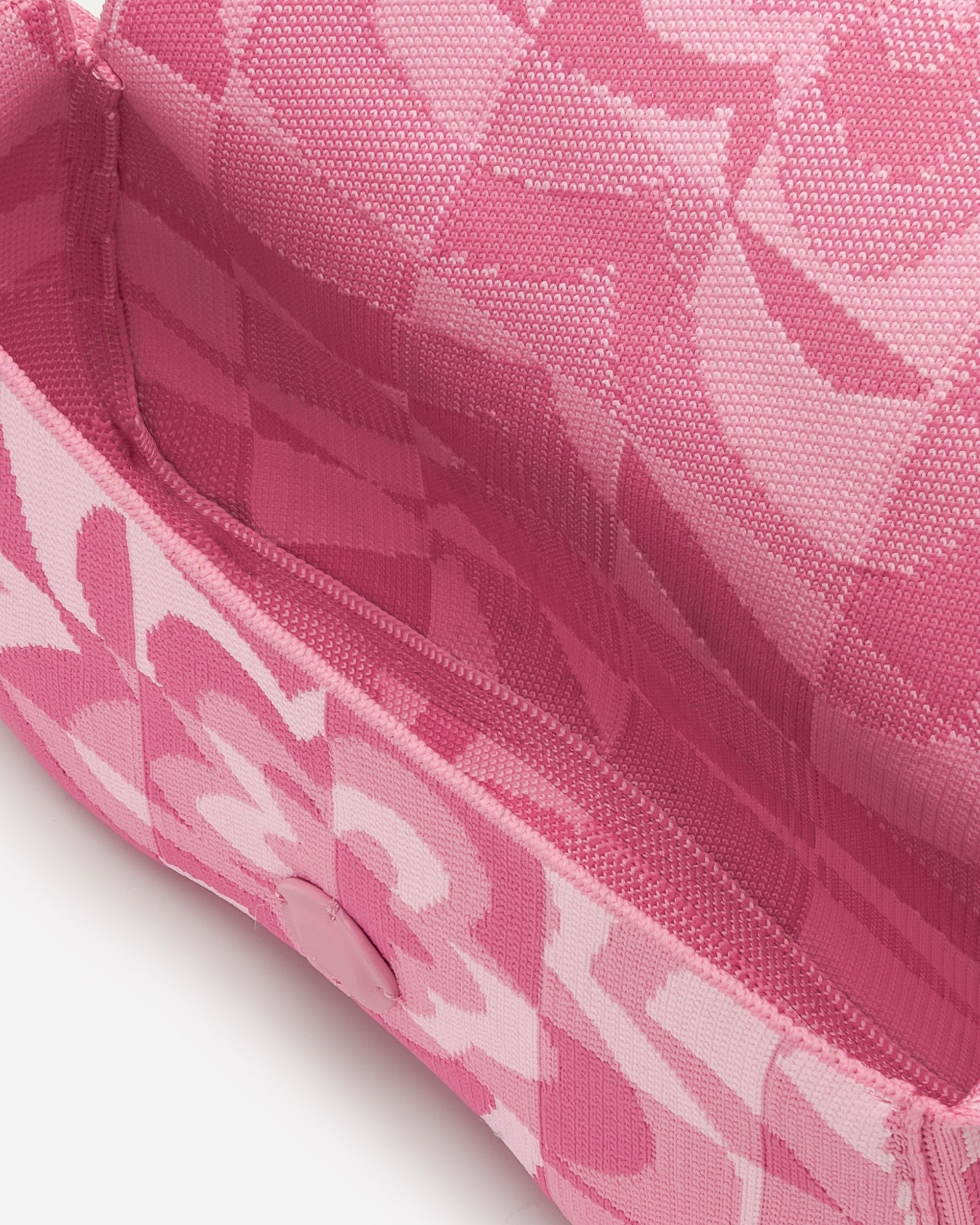 Becci 針織單肩包 - 淡粉色 & 粉色 & 亮粉色